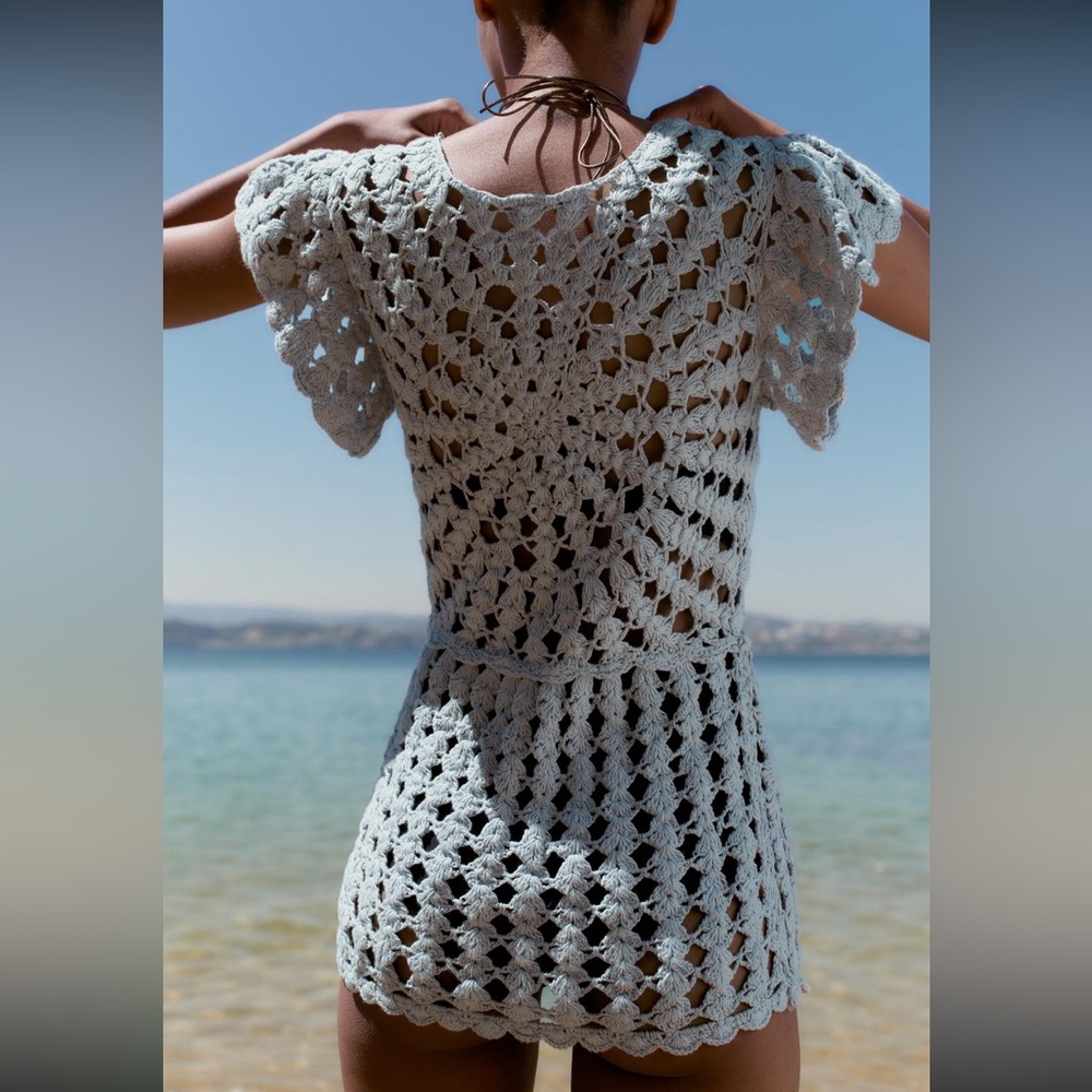 Zara crochet knit top - Picture 2 of 13